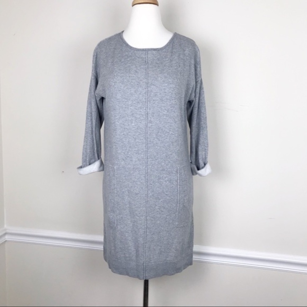 Dalia gray sweatshirt dress
